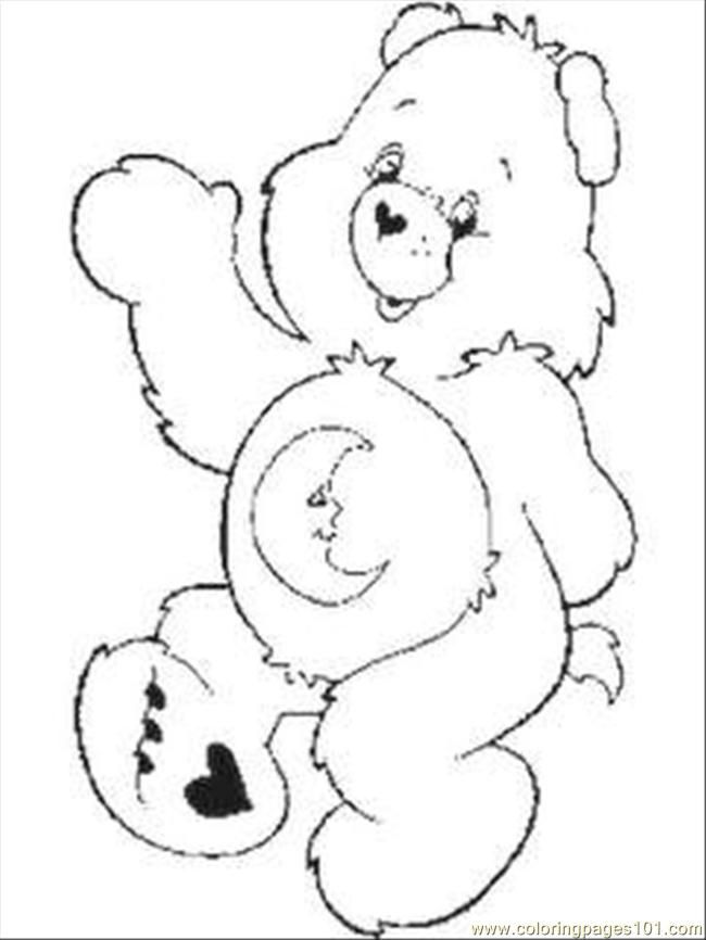 Free Printable Coloring Page Care Bear Coloring Pages 1 Cartoons