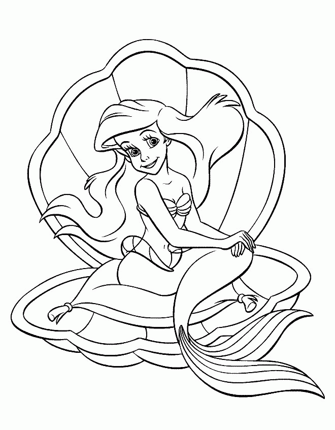 Princess Mermaid Coloring Pages | Coloring Pages For Girl