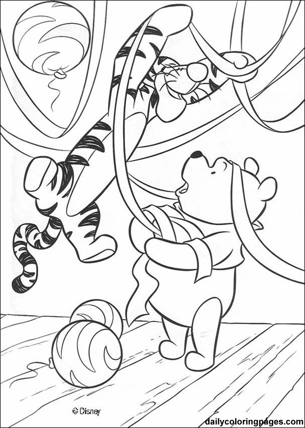 Coloring Pages Pooh Bear 104 | Free Printable Coloring Pages