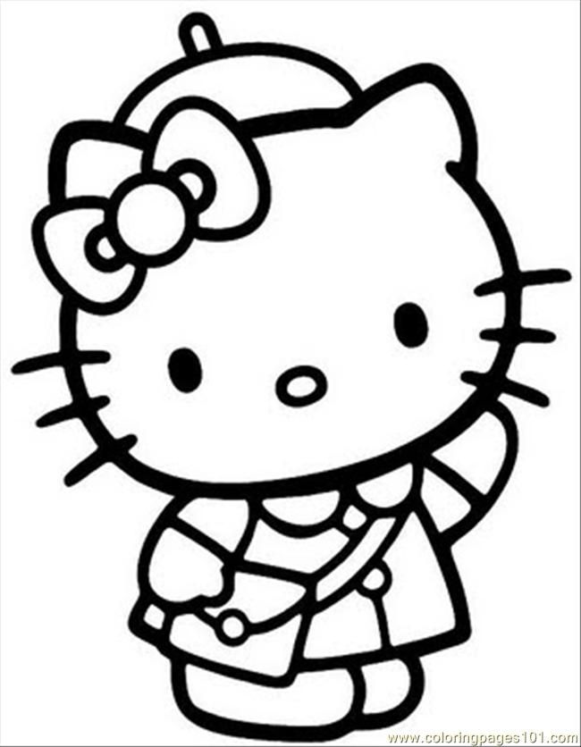 Coloring Pages Hellokitty4 (Cartoons > Hello Kitty) - free