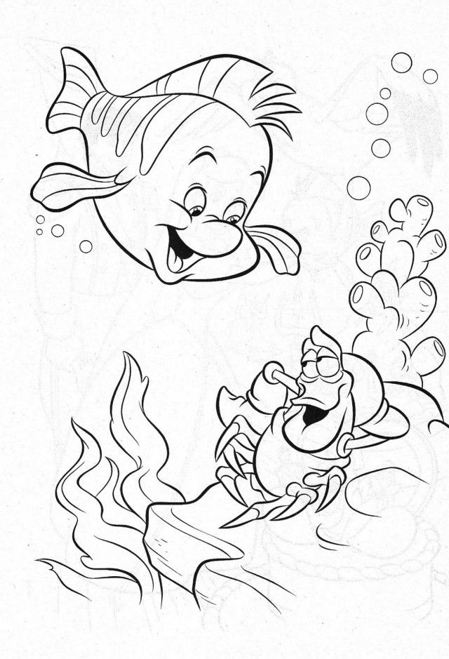 Sweet The Little Mermaid Coloring Pages Princess Coloring Pages