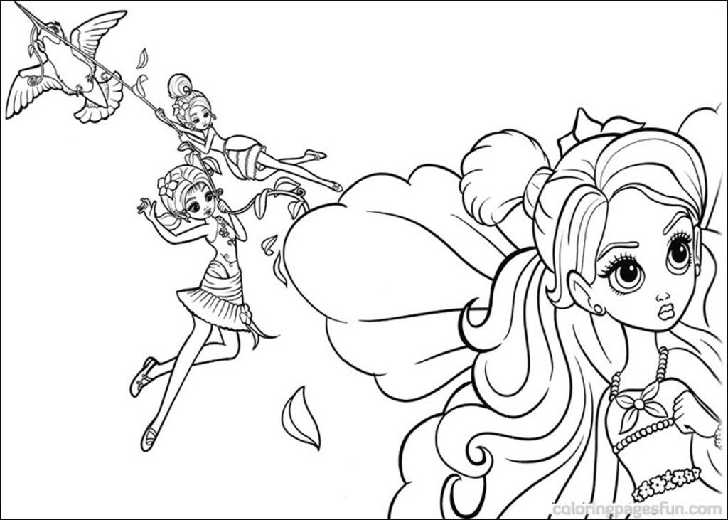 Thumbelina | free coloring pages For kids