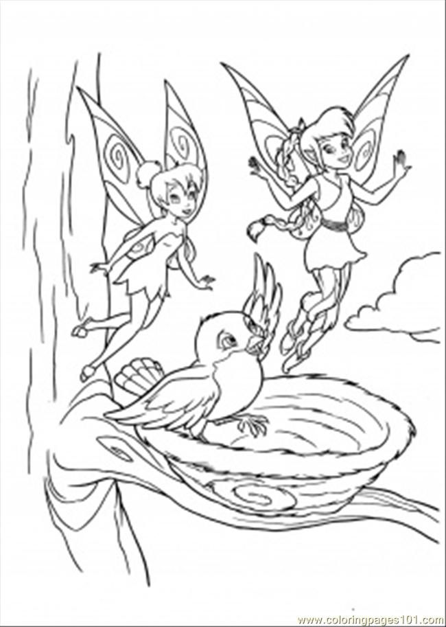 Pix For > Disney Fairies Coloring Pages Fawn