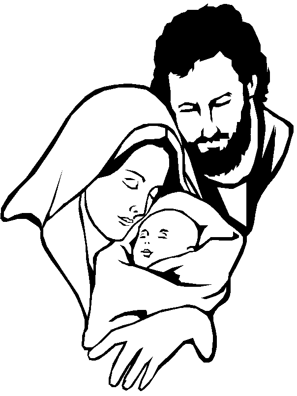 Mary And Joseph Coloring Pages - Free Printable Coloring Pages