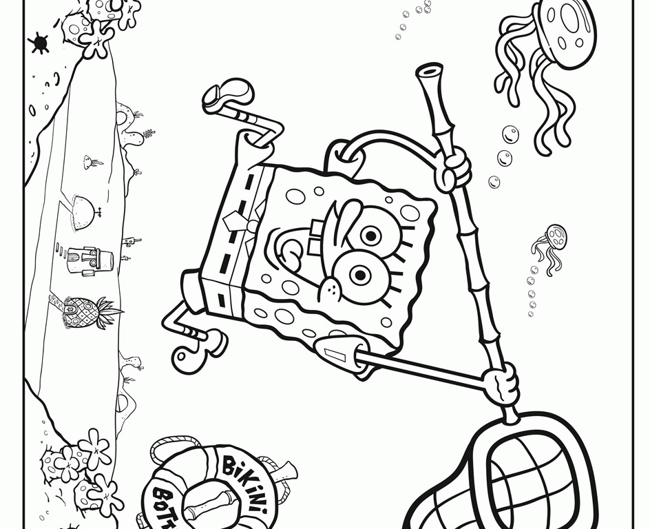 bob square Colouring Pages