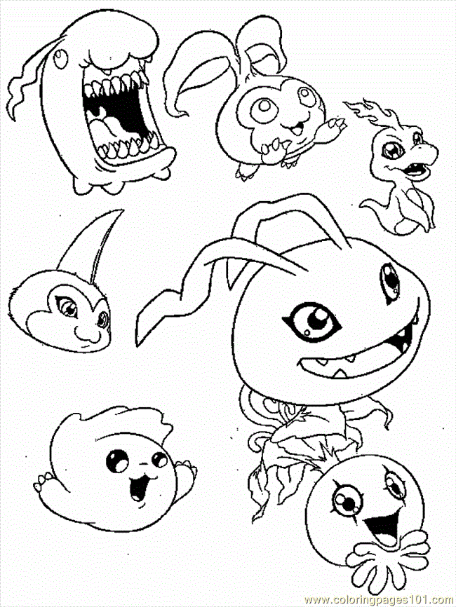 Coloring Pages Digimon Coloring Pages 95 (Cartoons > Digimon