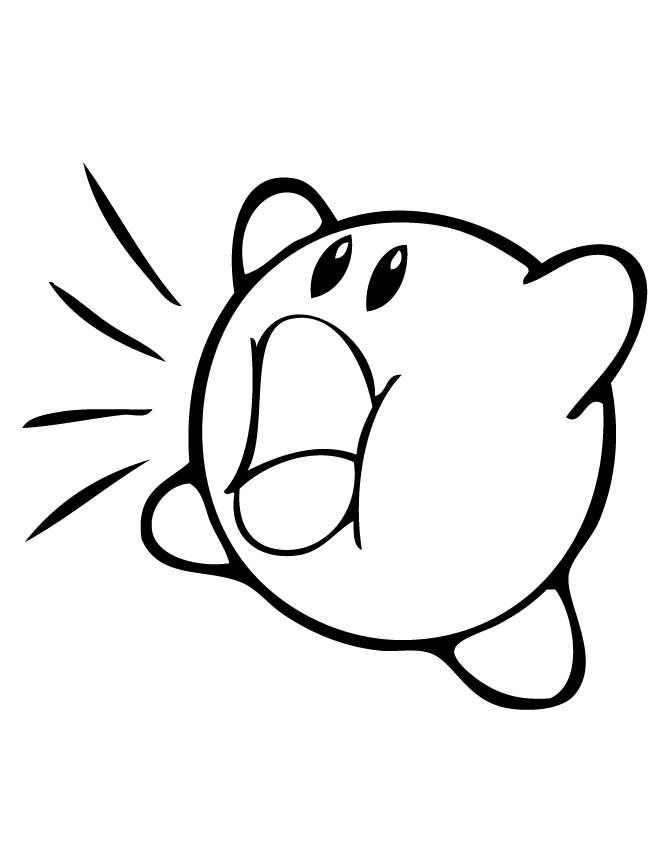 Free Printable Kirby Coloring Pages | H & M Coloring Pages