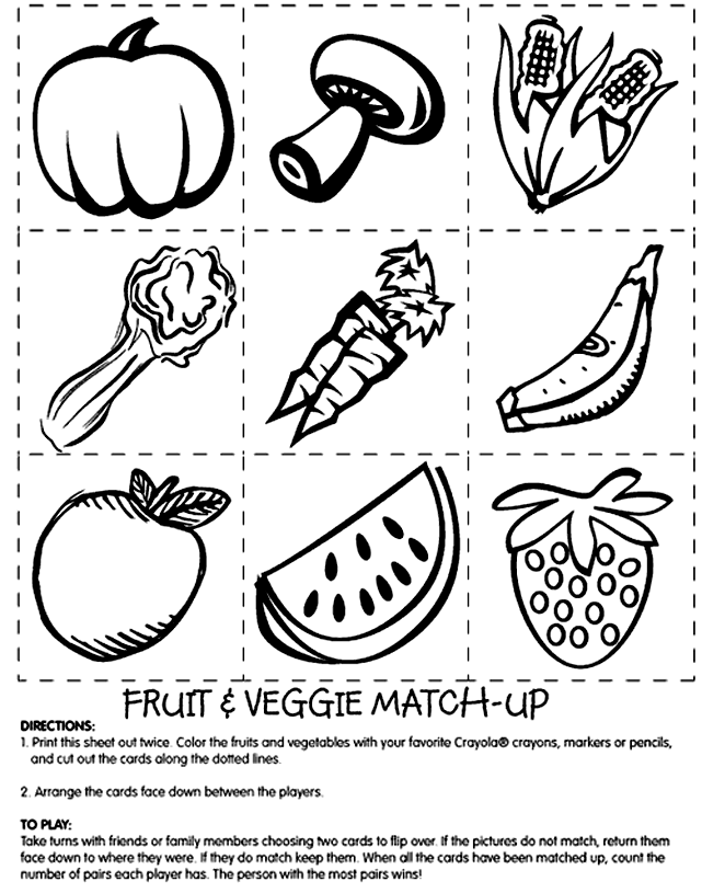Coloring Pages Of Fruit | Printable Coloring Pages