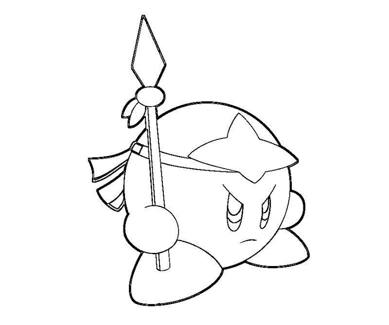 17 Kirby Coloring Page