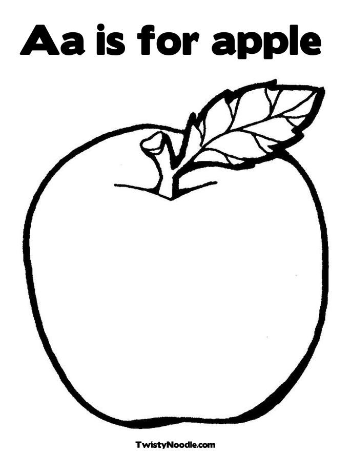 2 apple Colouring Pages