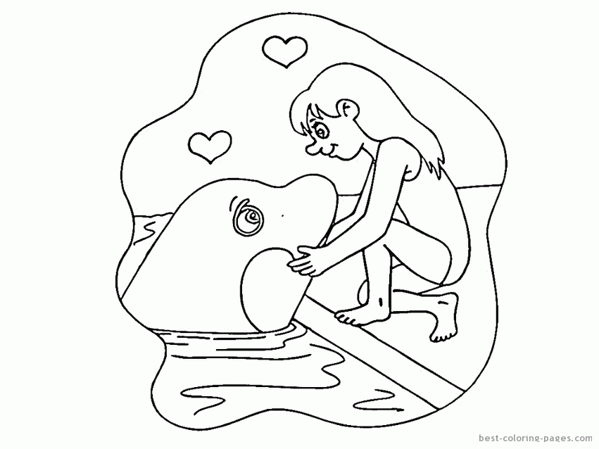 Dolphins pictures to print and color | Best Coloring Pages - Free