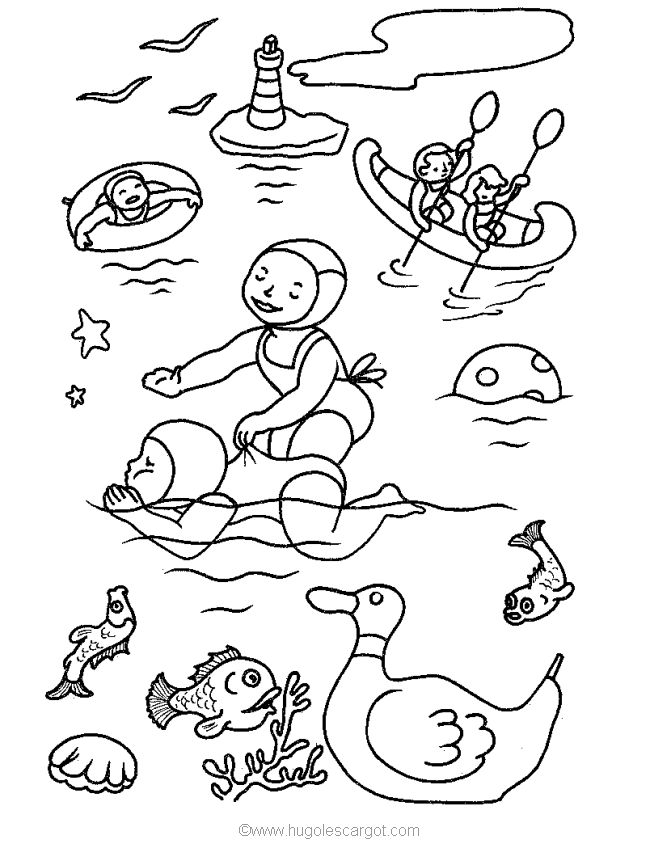 Coloring Page - Summer holiday coloring pages 42