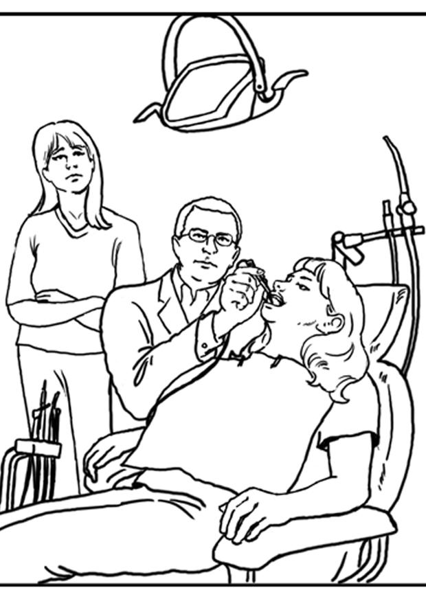 dentist Colouring Pages (page 3)