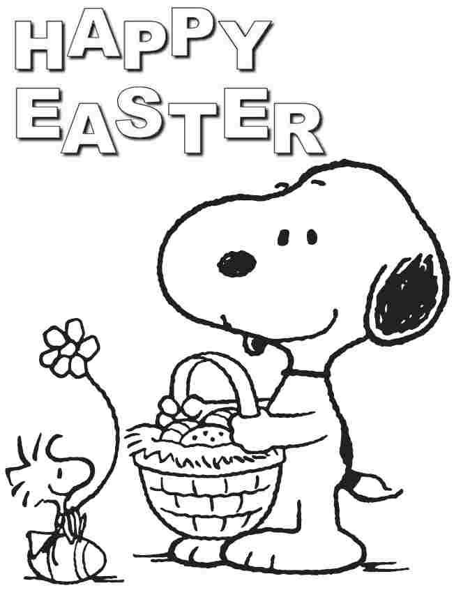 Colouring Pages Easter Cartoon Printable For Kids & Girls #