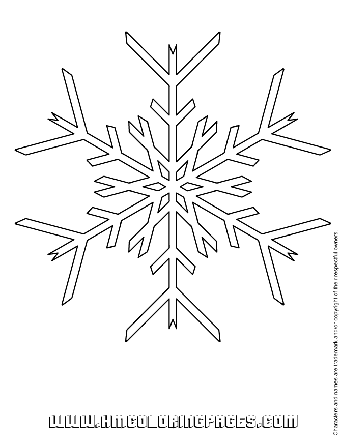 Christmas Snowflake Pattern Coloring Page | Free Printable