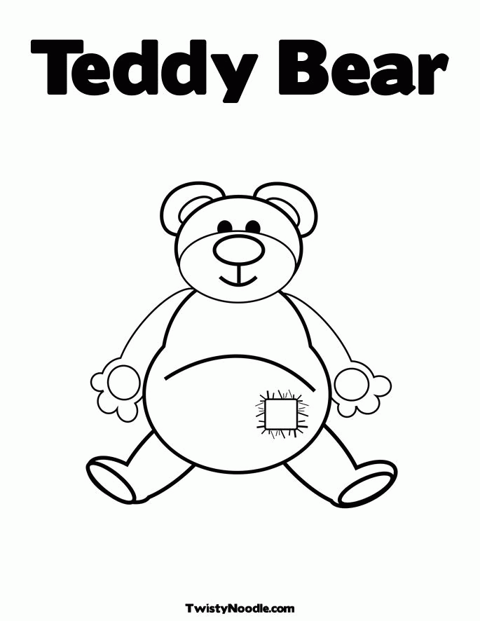 teddy bear picnic coloring page birthday - Quoteko.com