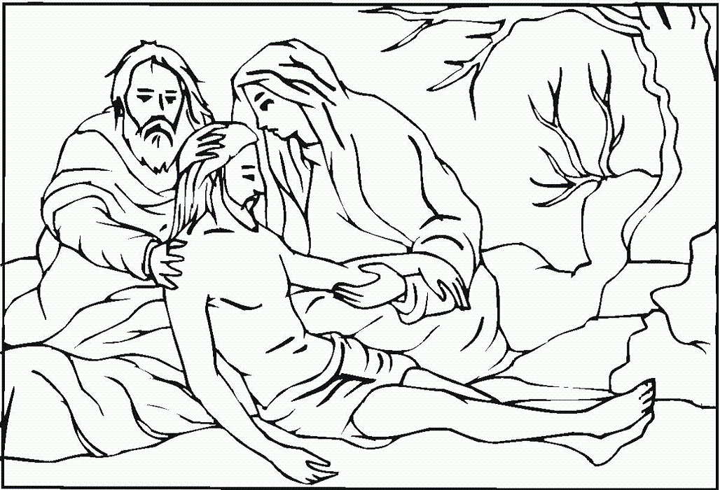 Stations Of The Cross Coloring Pages Images - Good Friday Coloring