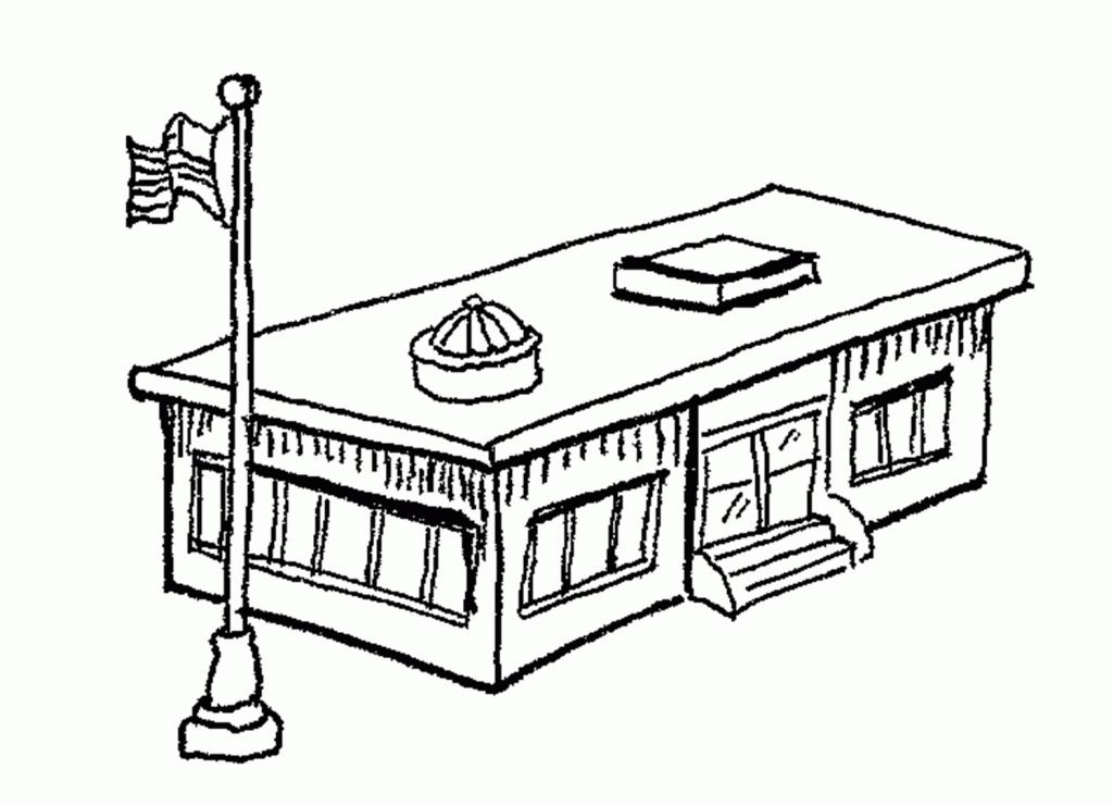 school buildings Colouring Pages (page 3)