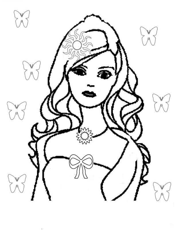 Barbie Coloring Pages | Top Coloring Pages