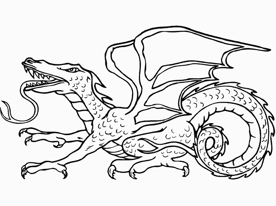 Dragon Coloring Pages - Free Printable Coloring Pages | Free