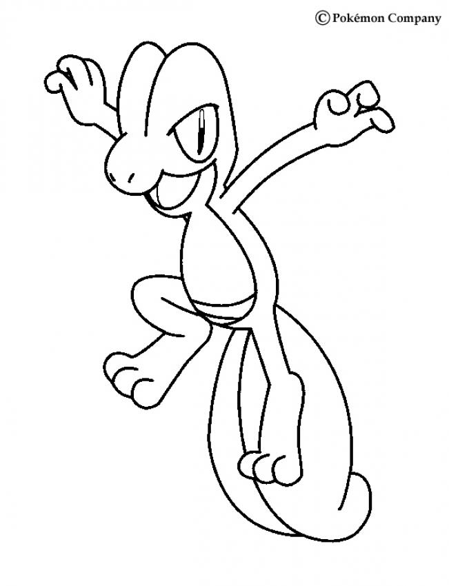 GRASS POKEMON coloring pages - Happy Treecko