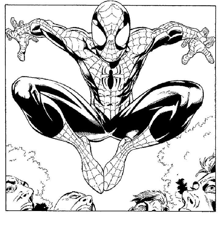 Spiderman | Free Printable Coloring Pages – Coloringpagesfun.com