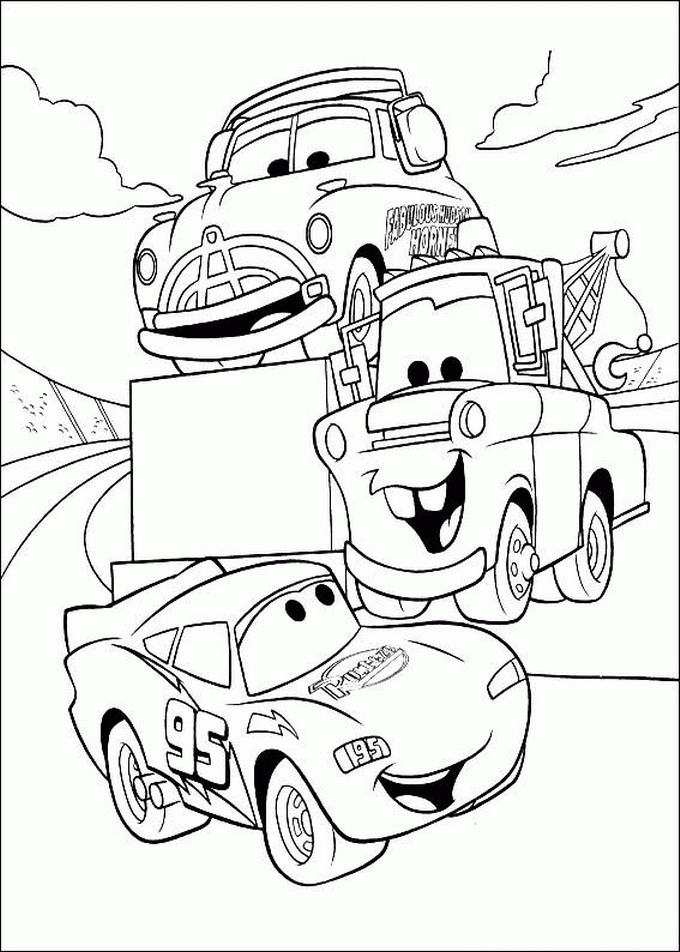 Disney Cars 2 Coloring Pages: Disney Christmas Coloring Pages