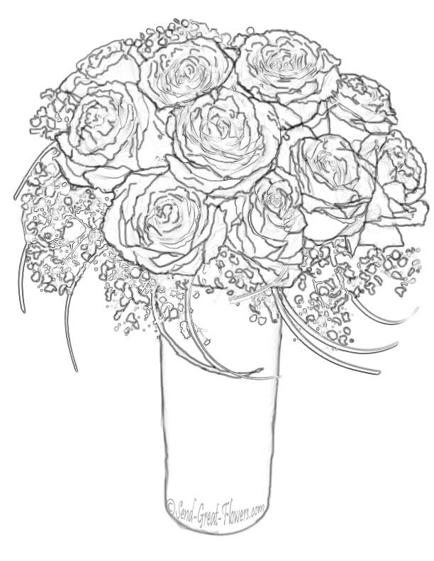 Free Printable Rose Coloring Pages - Free Printable Coloring Pages