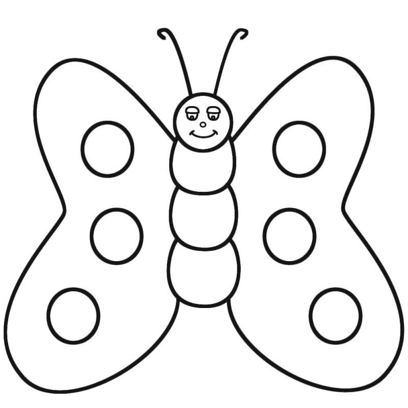 Butterfly Coloring Page | Coloring Pages