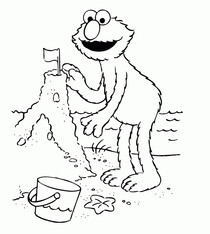 gangster elmo Colouring Pages (page 3)