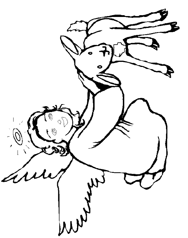 Angels | Free Printable Coloring Pages – Coloringpagesfun.com