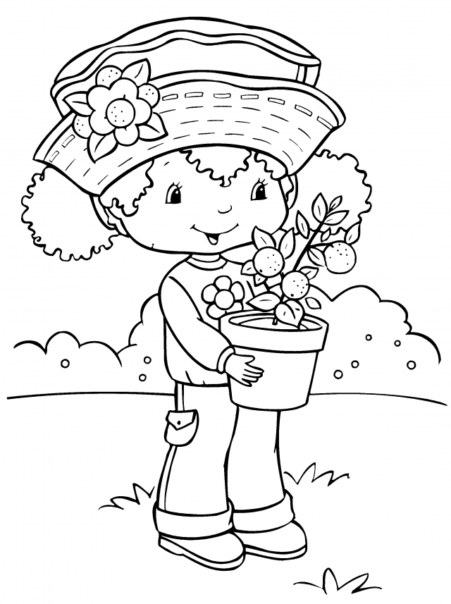 Strawberry Shortcake Coloring Pages Printable Coloring Pages