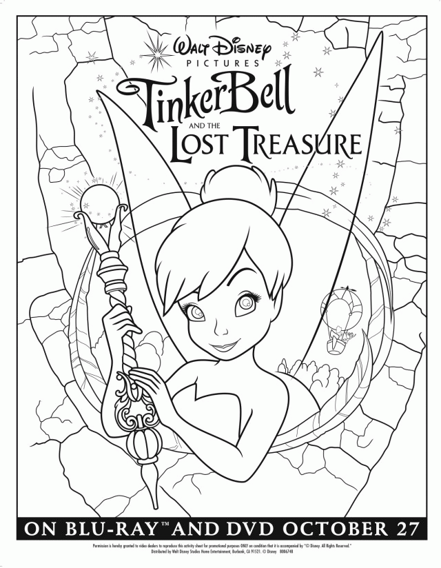 Tinker Bell Tinker Bell Talking To Rosetta Coloring Page 236957