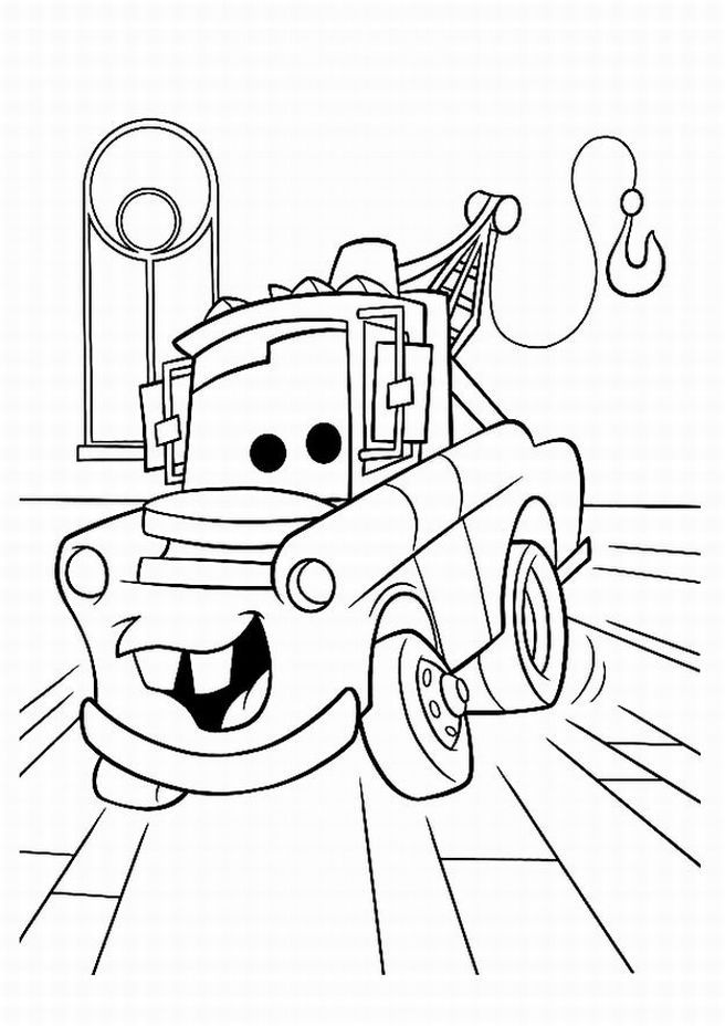 Disney Cars Coloring Pages For Kids Printable