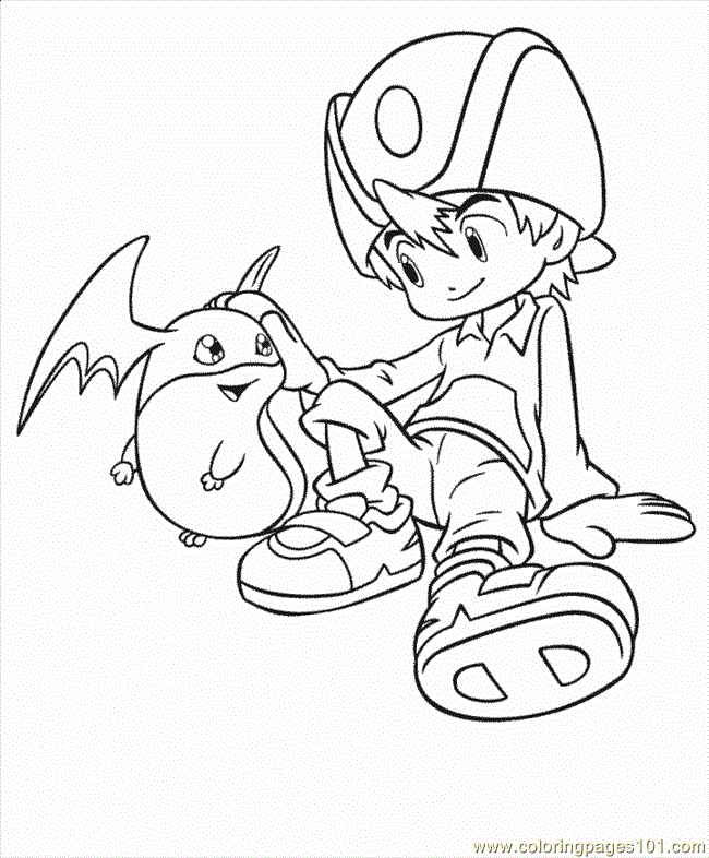 Coloring Pages Digimon Coloring Pages 21 (Cartoons > Digimon