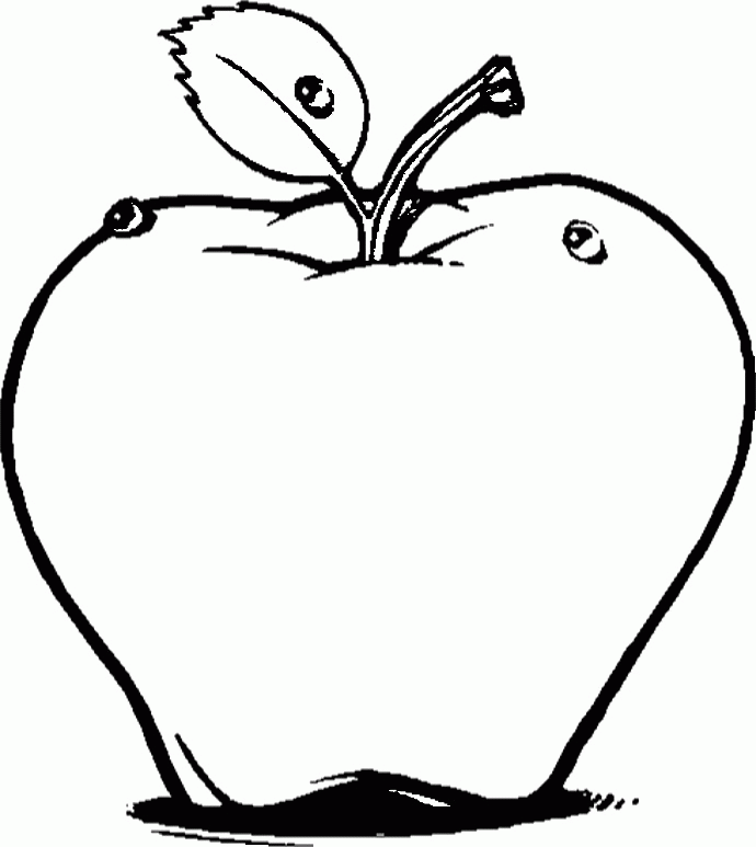 Coloring Pages Apple | Printable Coloring Pages