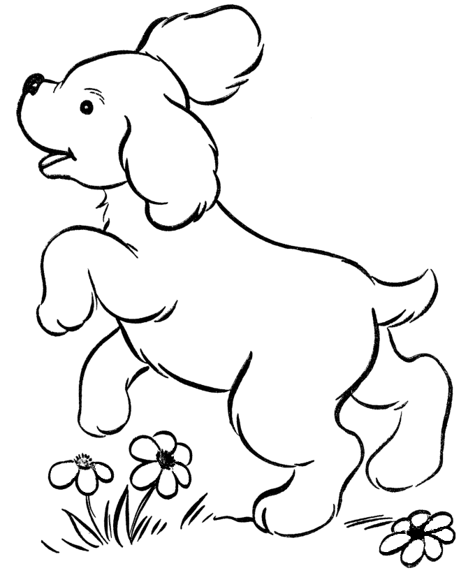 dog coloring pages for children | Printable Coloring Pages