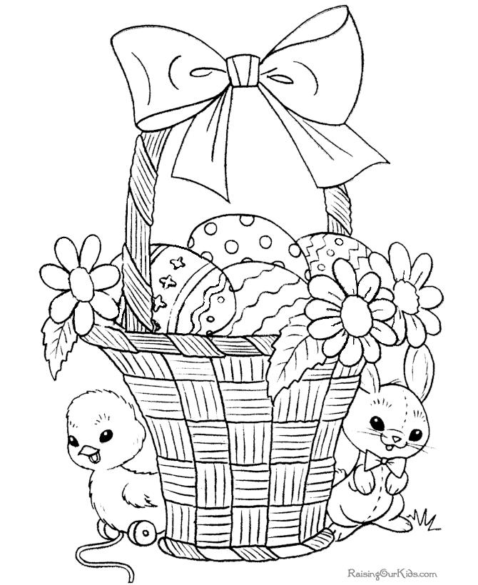Coloring Pages for Easter - 009