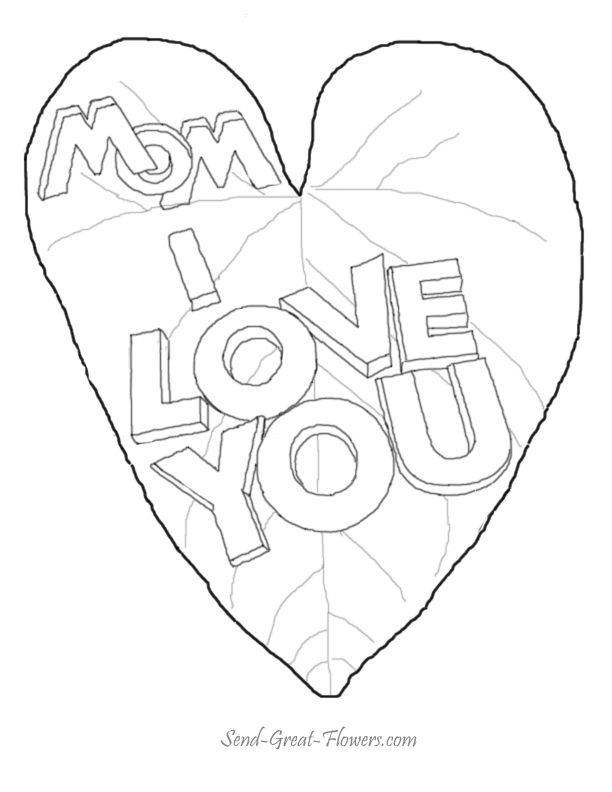 Printable Valentine Coloring Pages With Full Color Guides