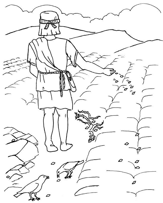 The Parable Of The Sower Coloring Pages