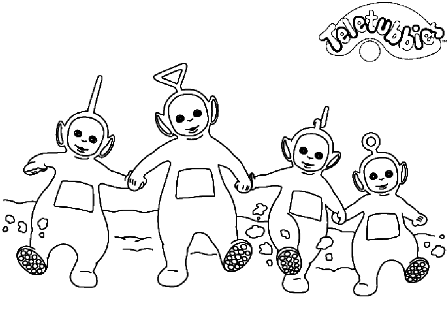 Coloring Page - Teletubbies coloring pages 23