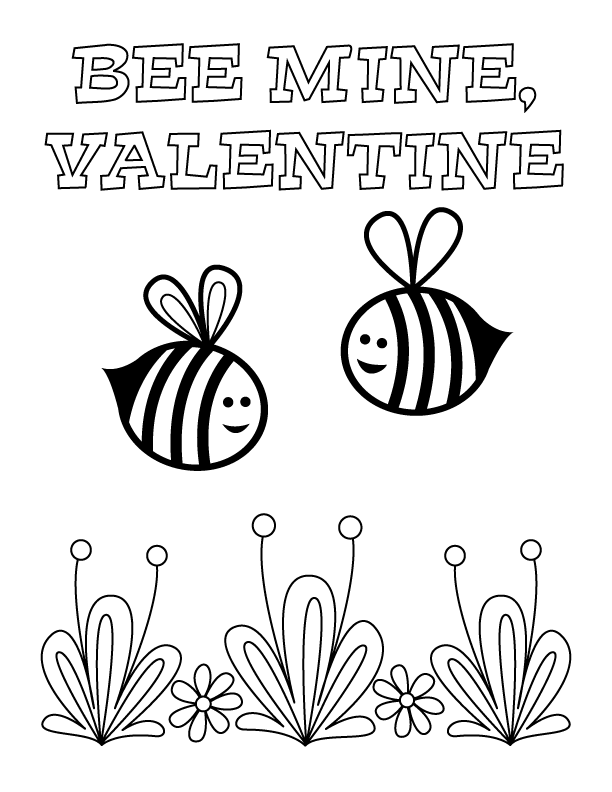 Valentines day coloring pictures