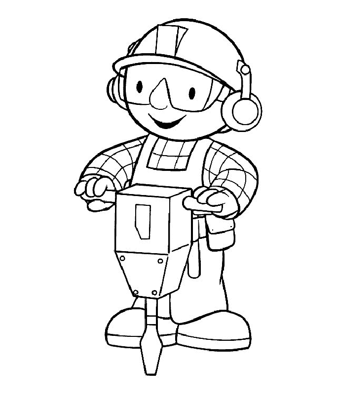 Bob the Builder Coloring Pages 6 | Free Printable Coloring Pages
