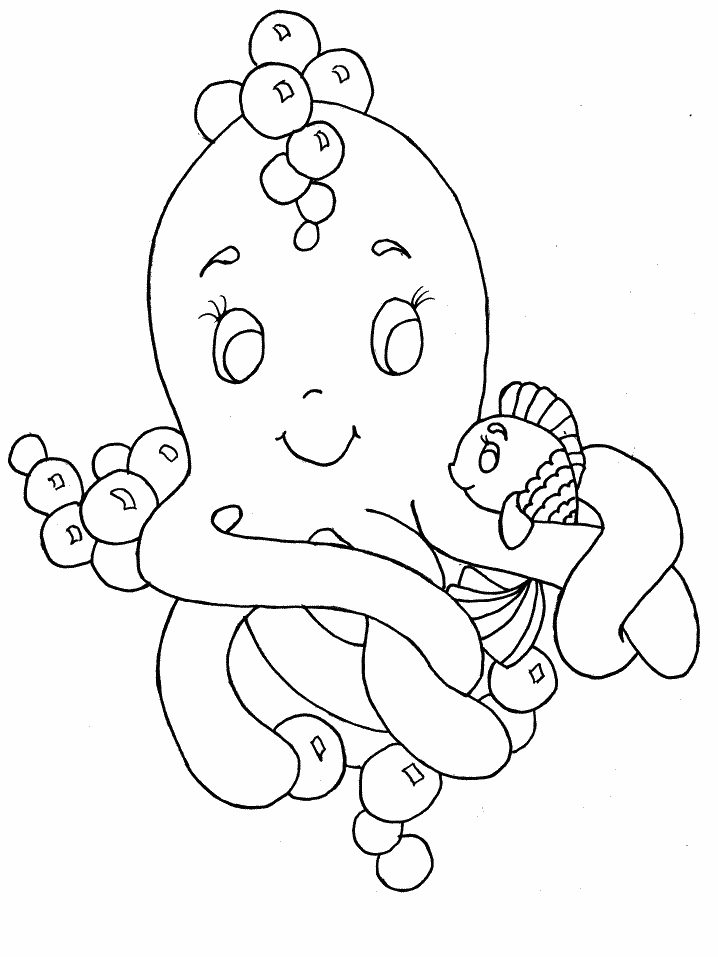 Octopus Coloring Pages Printable For Free - Kids Colouring Pages