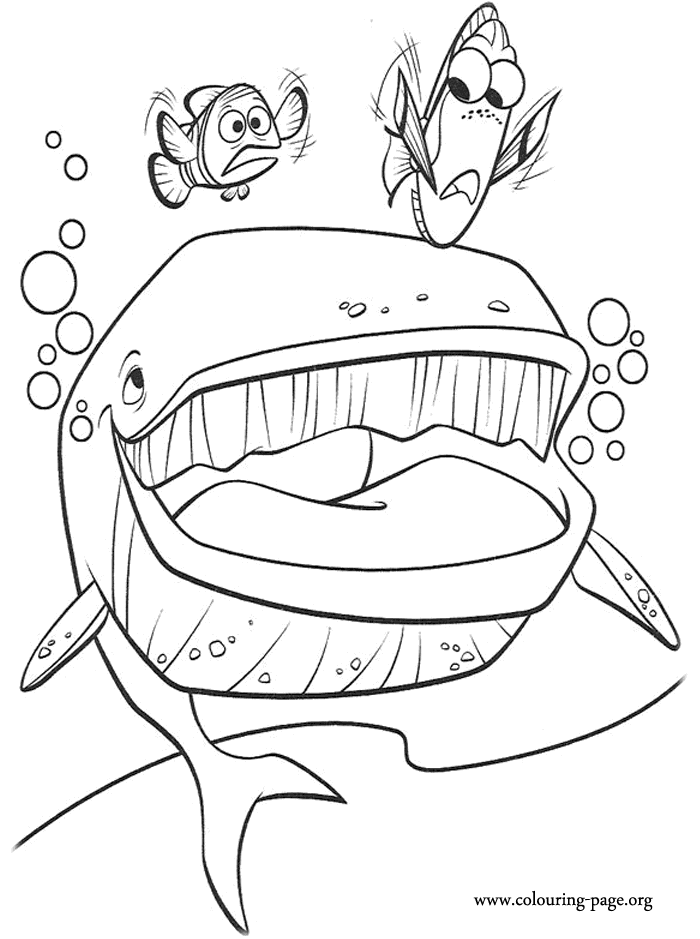 Finding Nemo Coloring Page | Coloring sheets