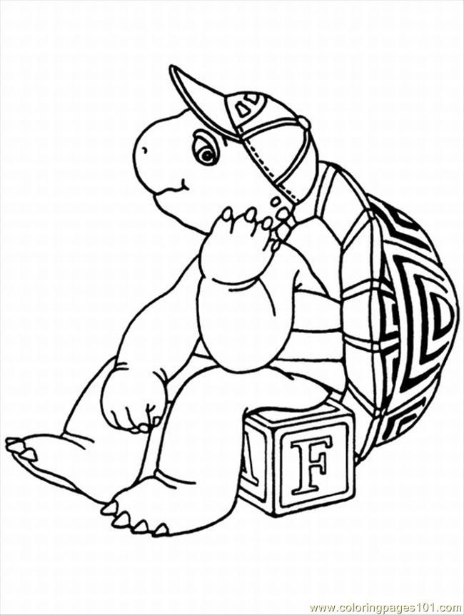 printable coloring page turtle pages lrg cartoons