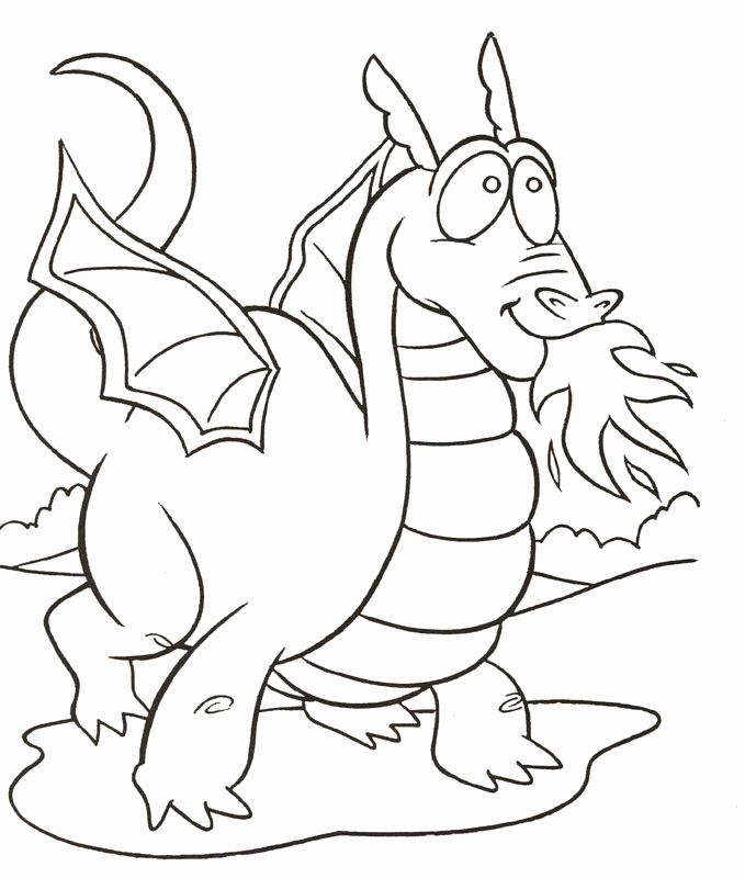 Dragon Coloring Pages Realistic | Coloring