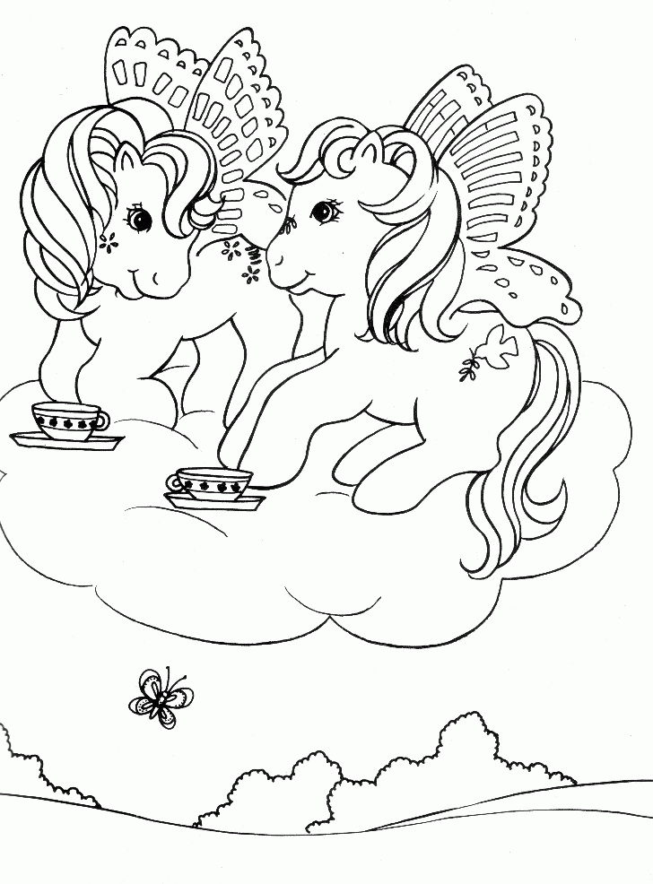 Series My Little Pony print coloring pages. 4