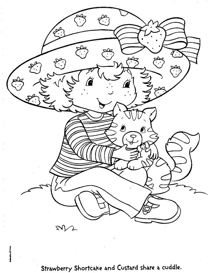 38 Strawberry Shortcake Coloring Pages | Free Coloring Page Site