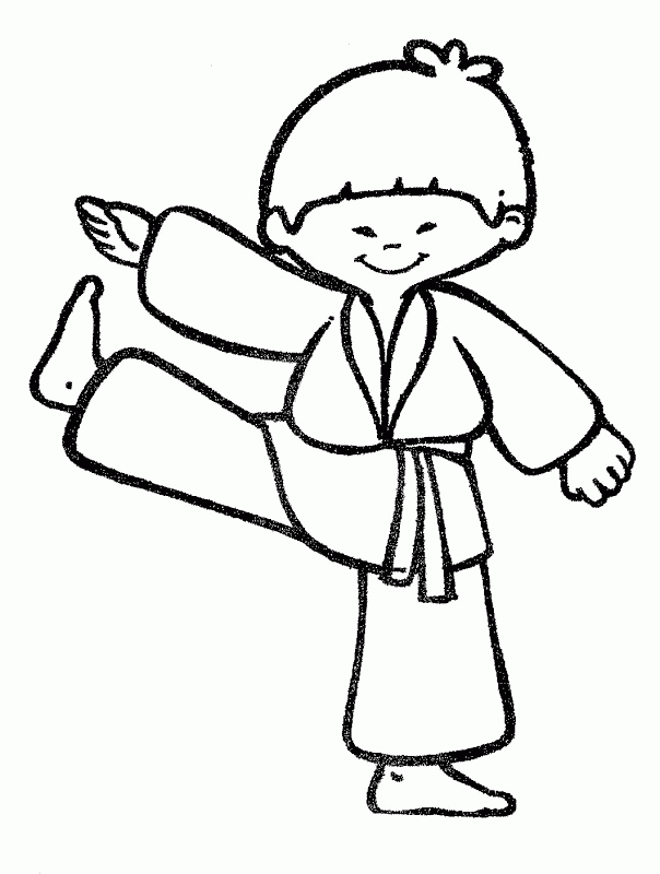 Karate kid free coloring pages | Coloring Pages